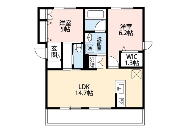 Lichtglanz本郷町の物件間取画像